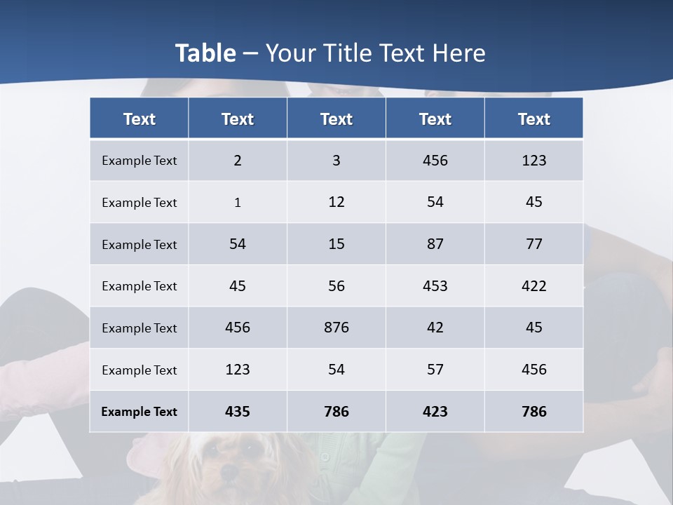 Father's Love. Cute Baby With Father. PowerPoint Template