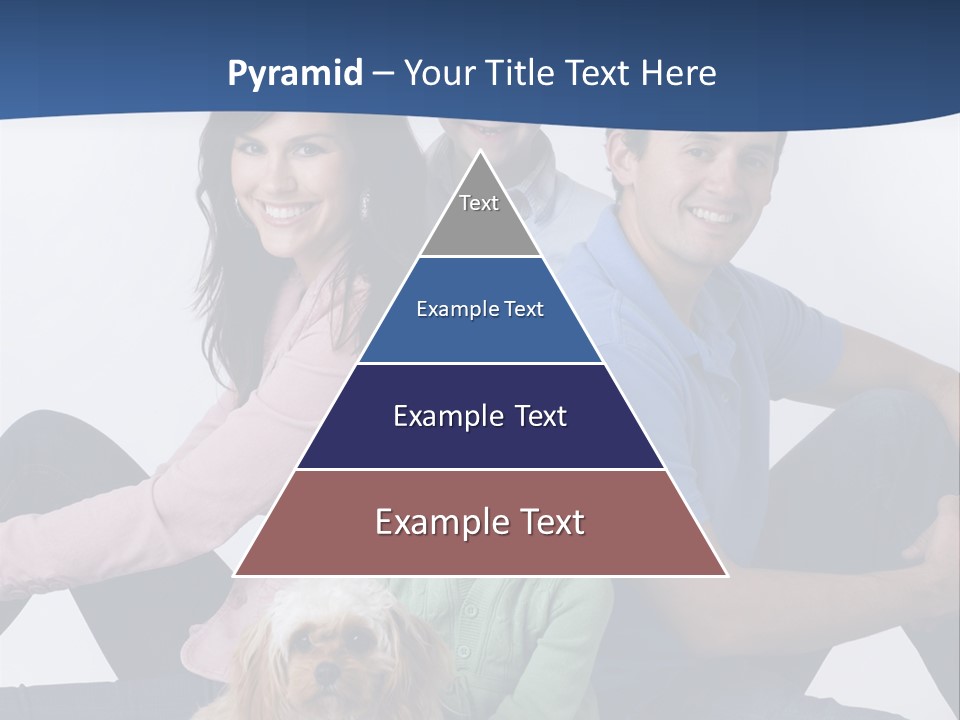 Father's Love. Cute Baby With Father. PowerPoint Template