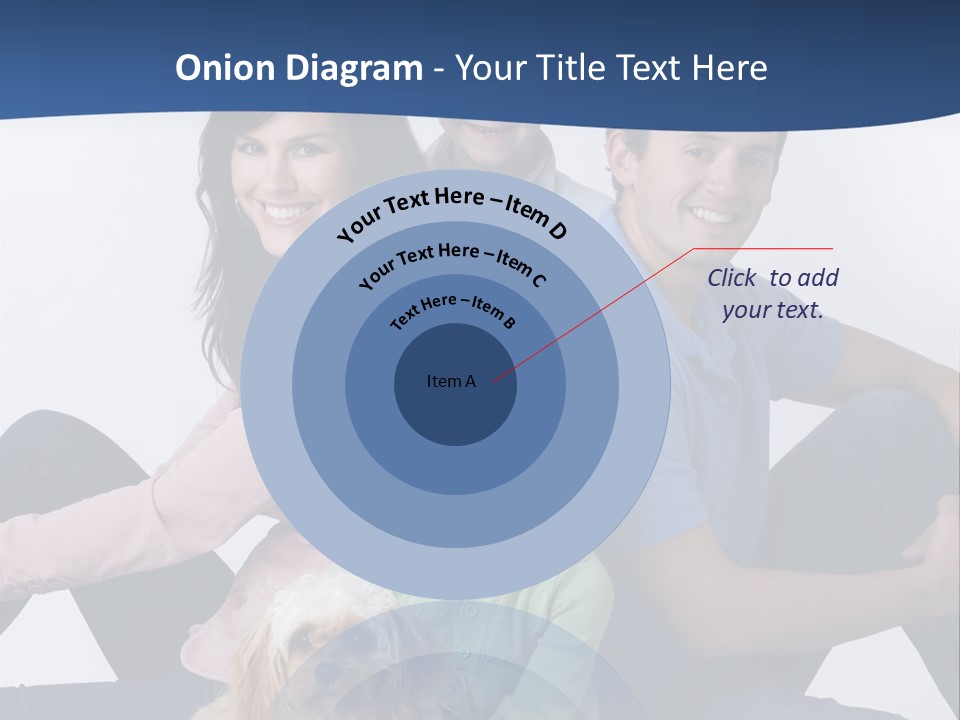 Father's Love. Cute Baby With Father. PowerPoint Template