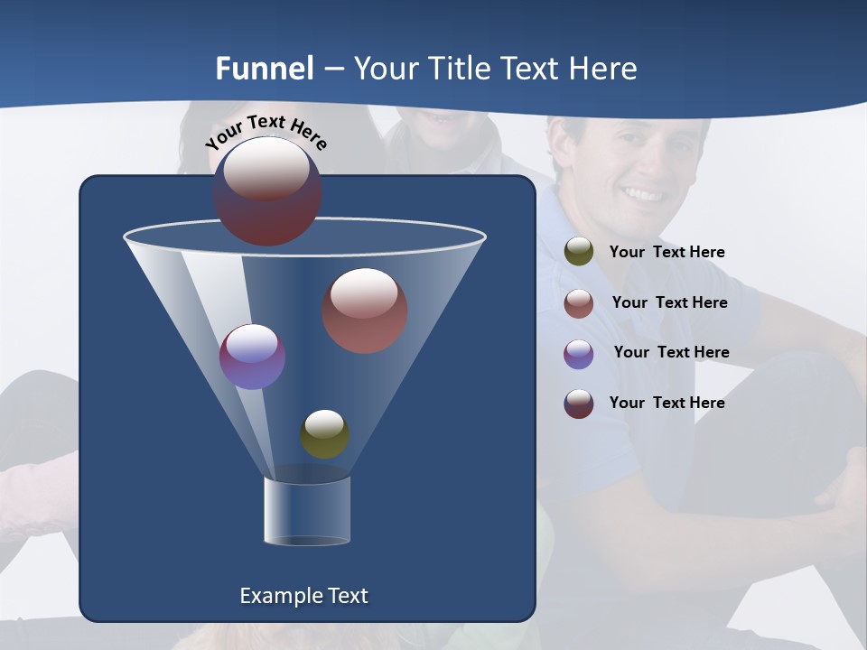 Father's Love. Cute Baby With Father. PowerPoint Template