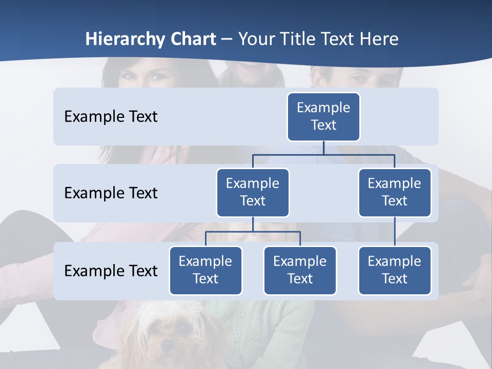 Father's Love. Cute Baby With Father. PowerPoint Template