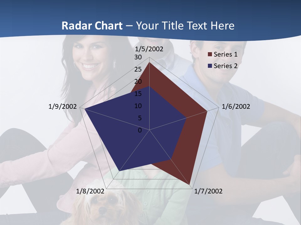 Father's Love. Cute Baby With Father. PowerPoint Template