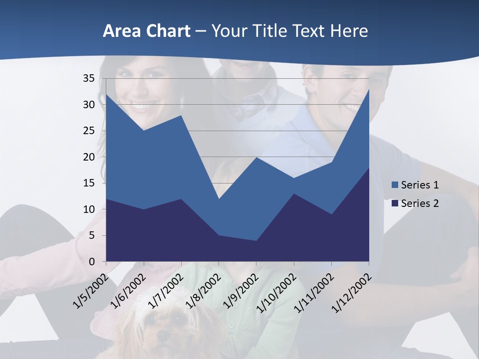 Father's Love. Cute Baby With Father. PowerPoint Template