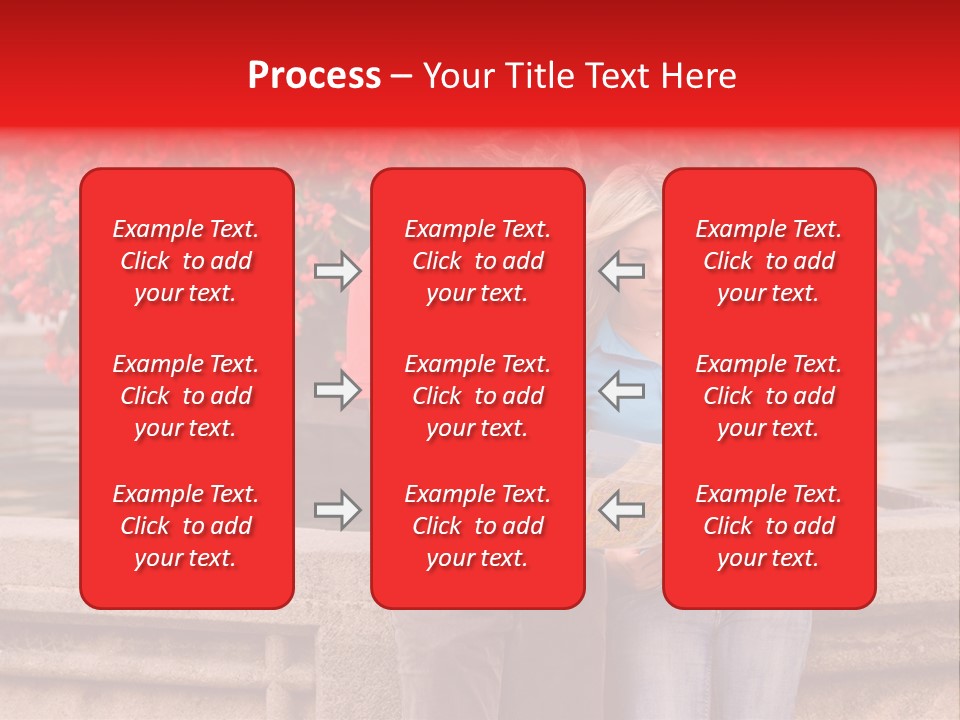 Tourist, A Couple, Are On Sightseeing Tour, With A Map PowerPoint Template