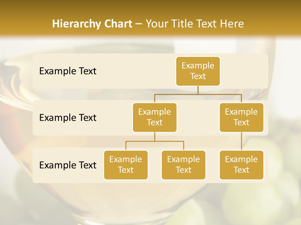 Still-Life With Bunch Of Grapes And White Wine PowerPoint Template
