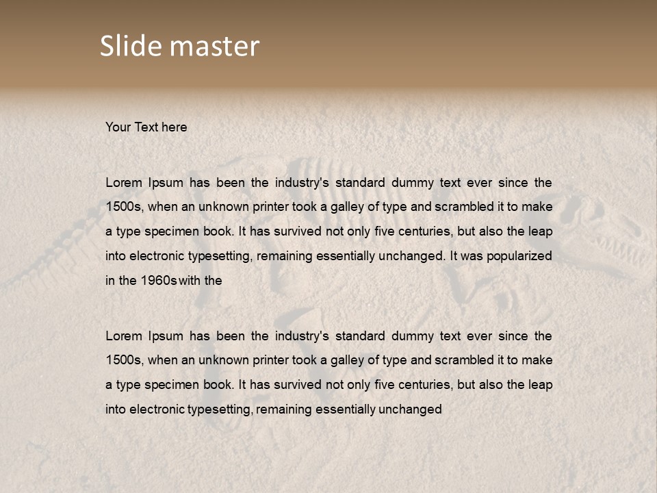 Tyrannosaurus Rex PowerPoint Template