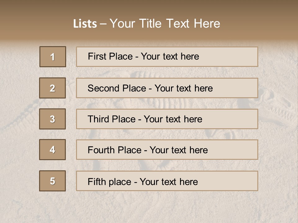Tyrannosaurus Rex PowerPoint Template