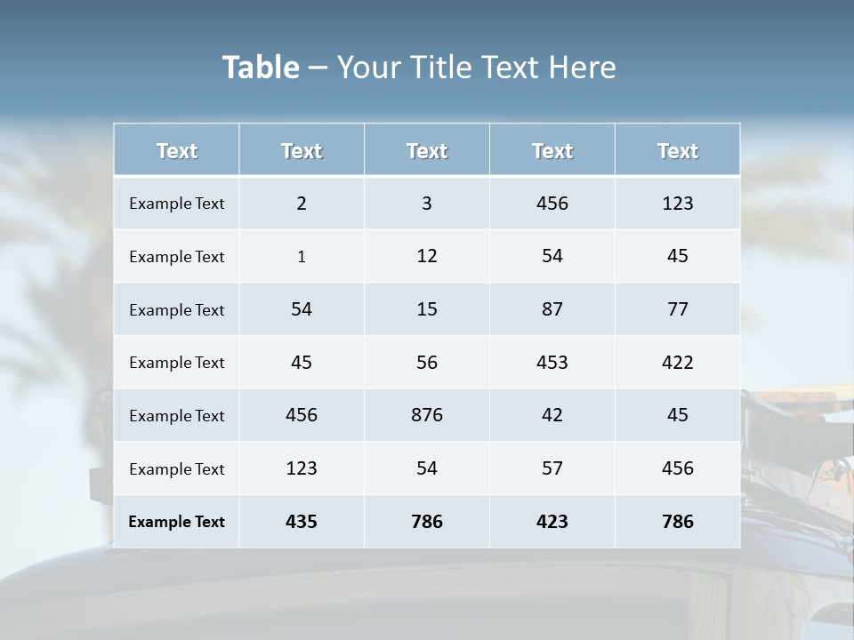 Classic Old Car With Vintage Worn Suitcases On Roof PowerPoint Template