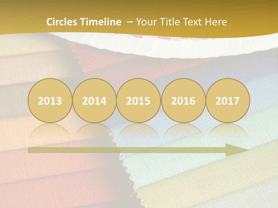 Samples Of A Fabric And Opened Color Card With Various Colors PowerPoint Template