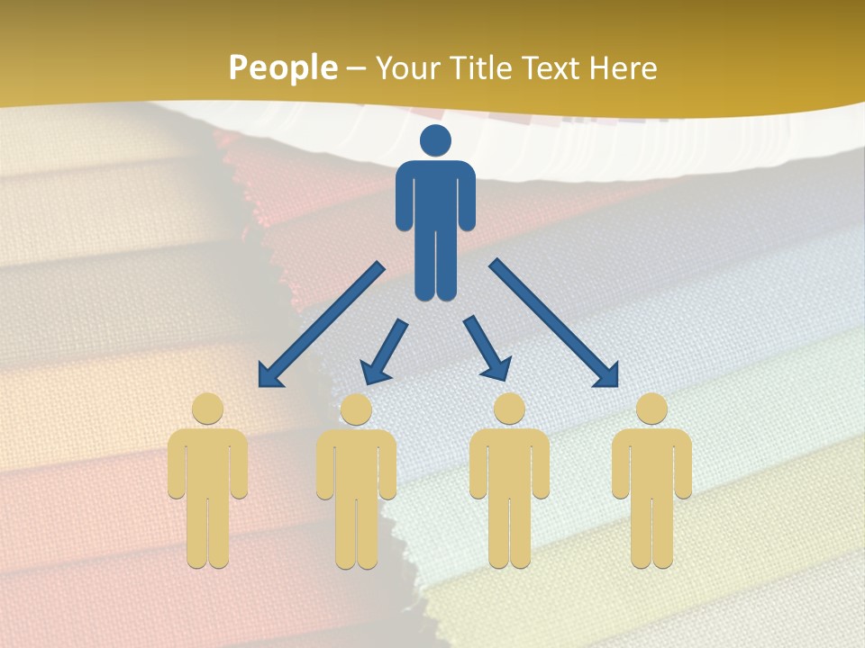 Samples Of A Fabric And Opened Color Card With Various Colors PowerPoint Template