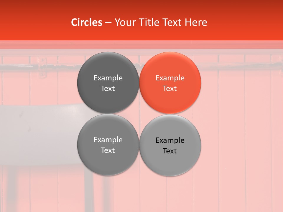 Classic School Chair With Black Board In The Background With Red Painted Wood Paneling PowerPoint Template