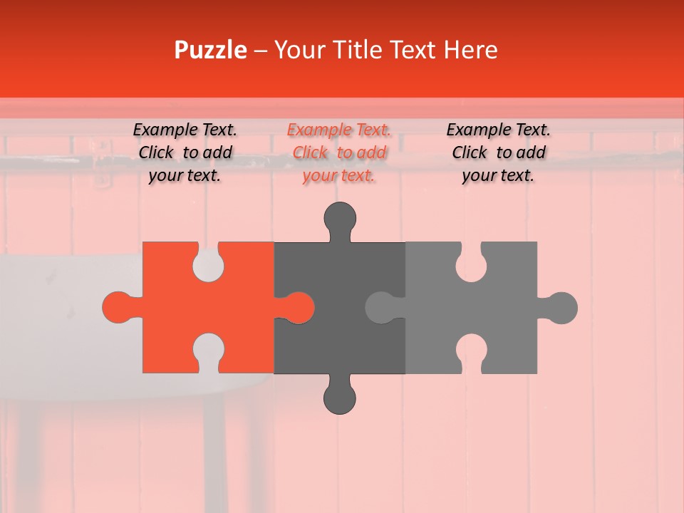 Classic School Chair With Black Board In The Background With Red Painted Wood Paneling PowerPoint Template