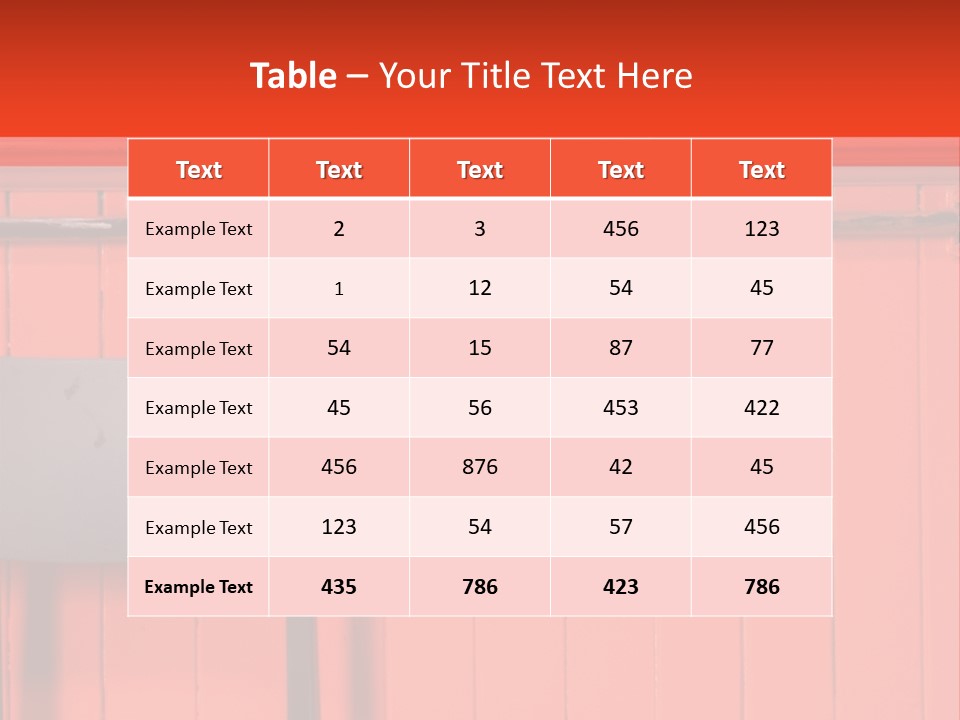 Classic School Chair With Black Board In The Background With Red Painted Wood Paneling PowerPoint Template
