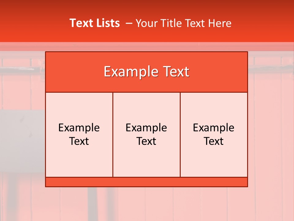Classic School Chair With Black Board In The Background With Red Painted Wood Paneling PowerPoint Template