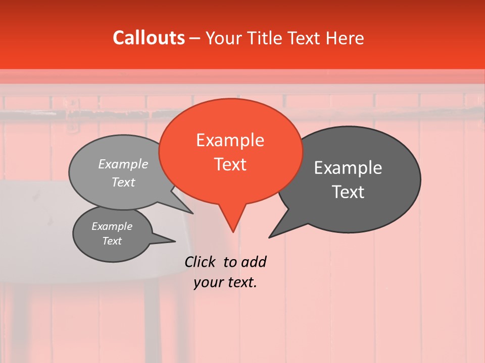 Classic School Chair With Black Board In The Background With Red Painted Wood Paneling PowerPoint Template