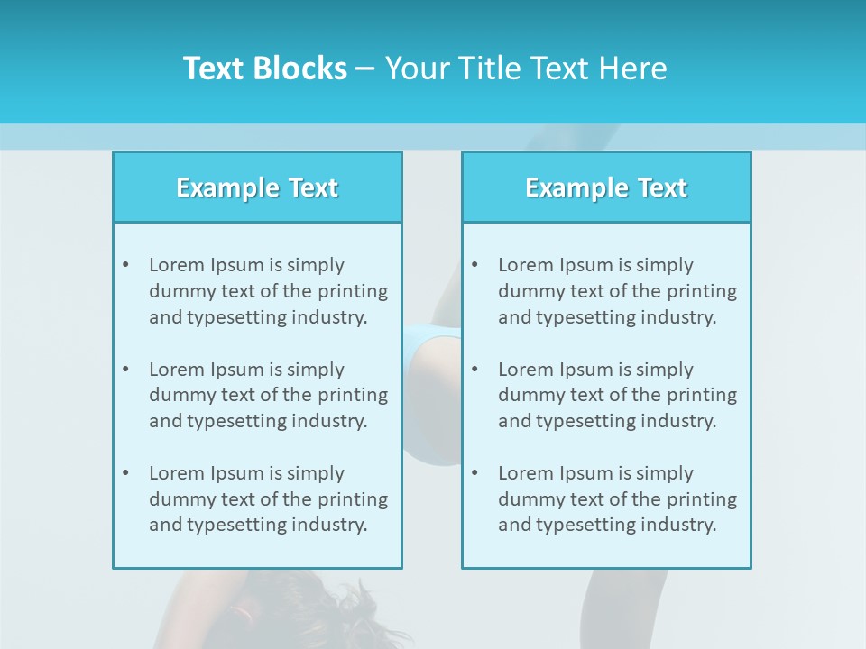 Young Beautiful Ballerina Posing On Grey Background PowerPoint Template