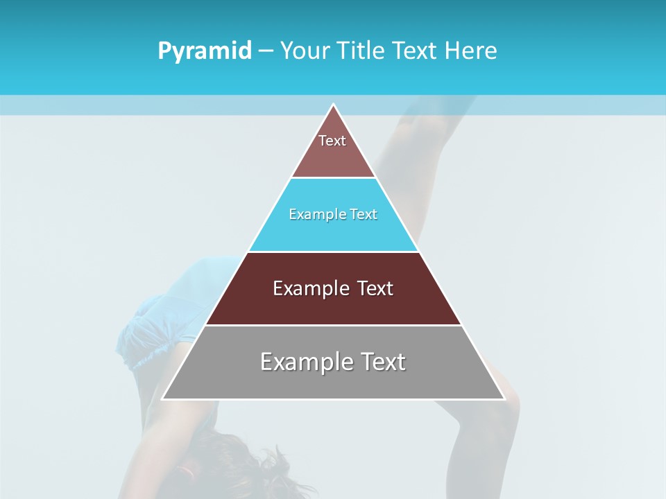 Young Beautiful Ballerina Posing On Grey Background PowerPoint Template