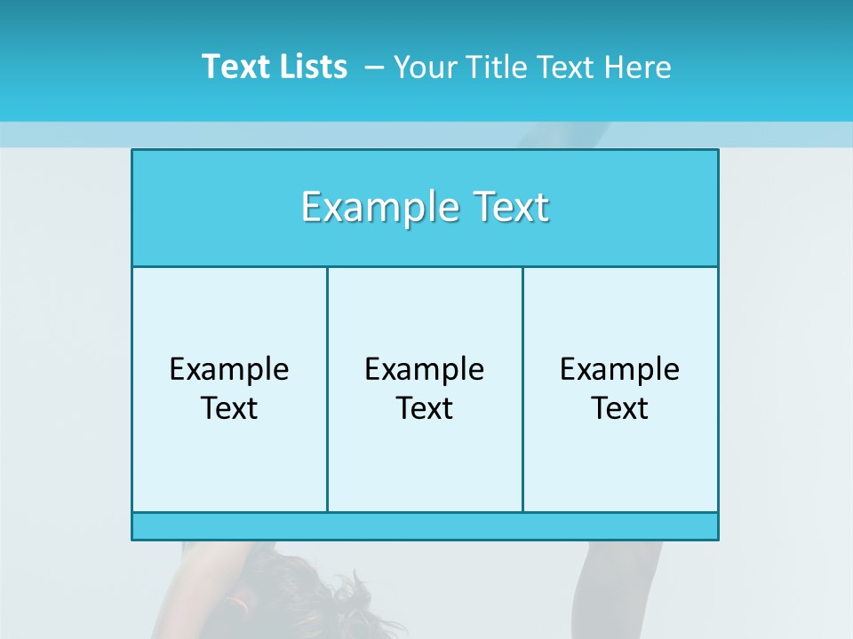 Young Beautiful Ballerina Posing On Grey Background PowerPoint Template