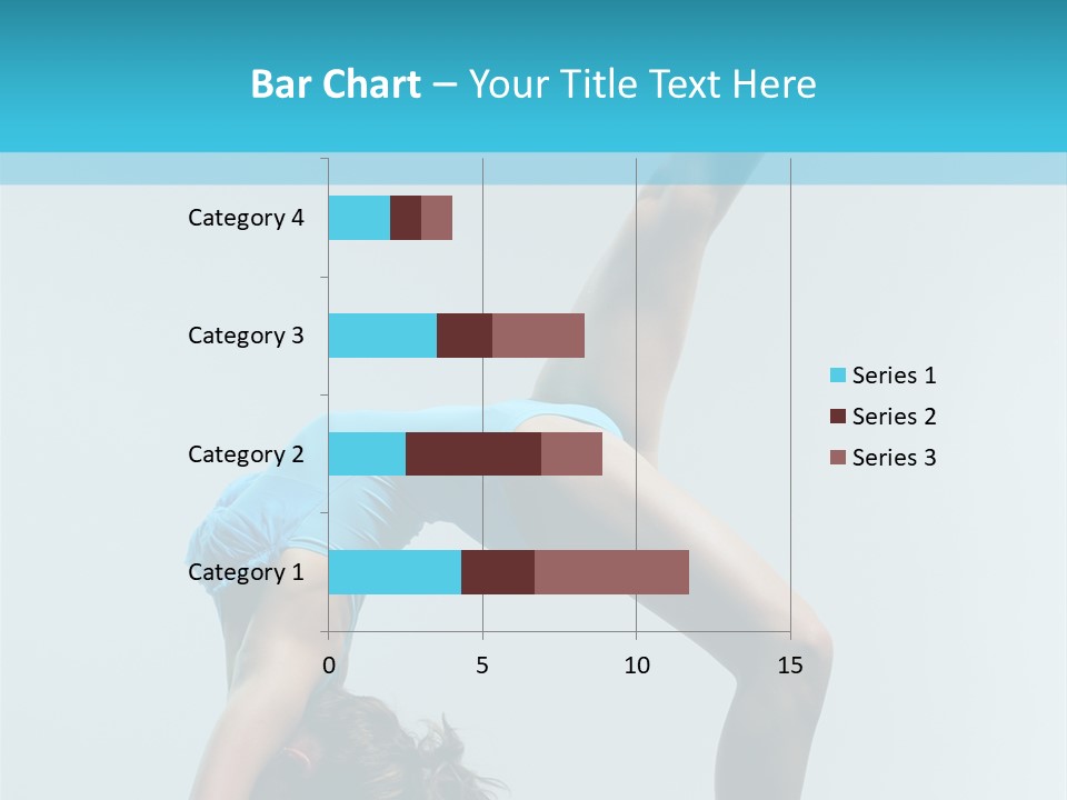 Young Beautiful Ballerina Posing On Grey Background PowerPoint Template