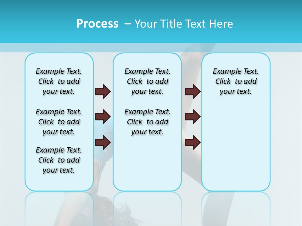 Young Beautiful Ballerina Posing On Grey Background PowerPoint Template