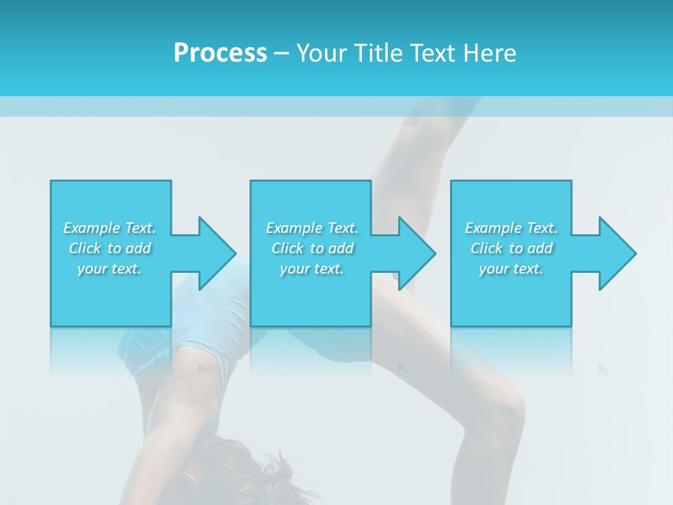 Young Beautiful Ballerina Posing On Grey Background PowerPoint Template