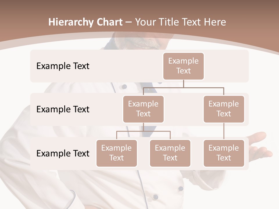 A Male Chef Isolated Over White Background PowerPoint Template