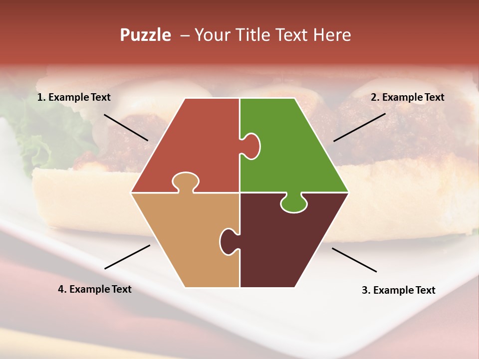 Meatballs Sandwich Aromatic Italian Recipe Perfect And Exquisite PowerPoint Template