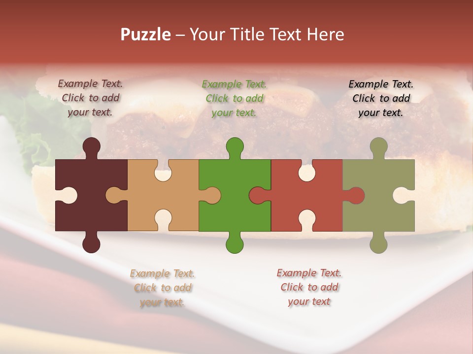 Meatballs Sandwich Aromatic Italian Recipe Perfect And Exquisite PowerPoint Template