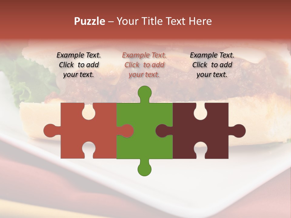 Meatballs Sandwich Aromatic Italian Recipe Perfect And Exquisite PowerPoint Template