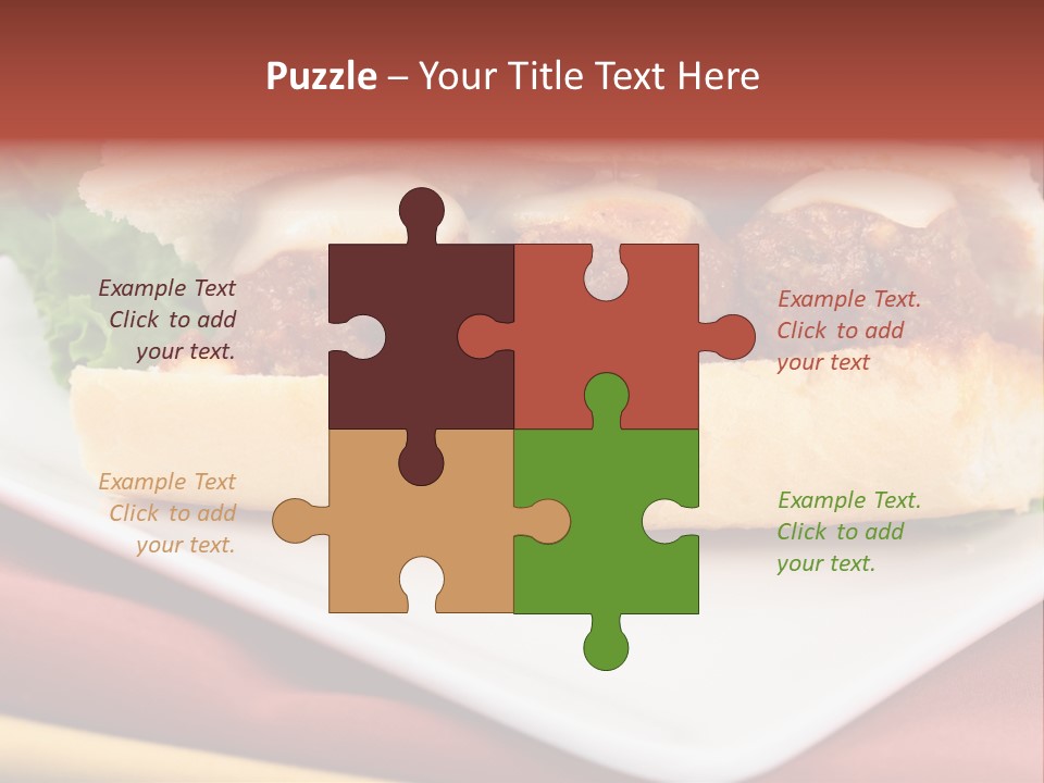 Meatballs Sandwich Aromatic Italian Recipe Perfect And Exquisite PowerPoint Template