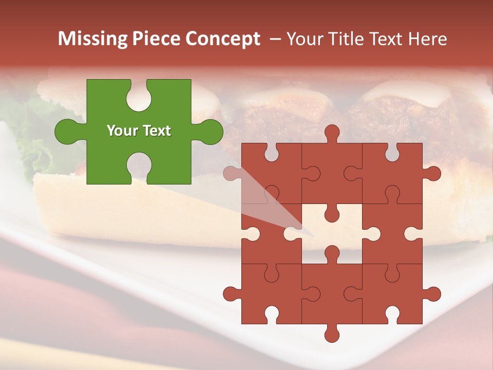 Meatballs Sandwich Aromatic Italian Recipe Perfect And Exquisite PowerPoint Template