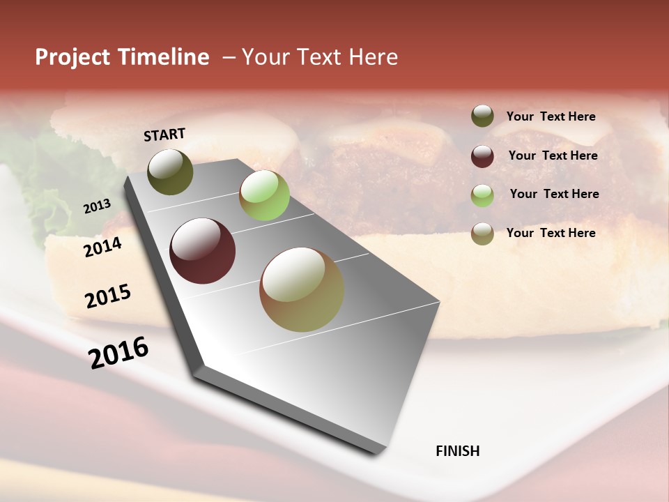 Meatballs Sandwich Aromatic Italian Recipe Perfect And Exquisite PowerPoint Template