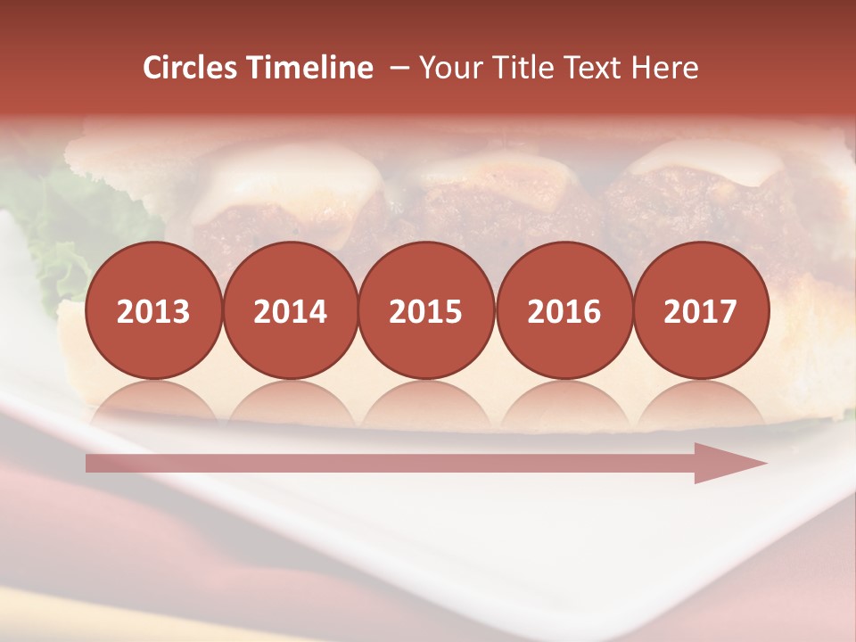 Meatballs Sandwich Aromatic Italian Recipe Perfect And Exquisite PowerPoint Template