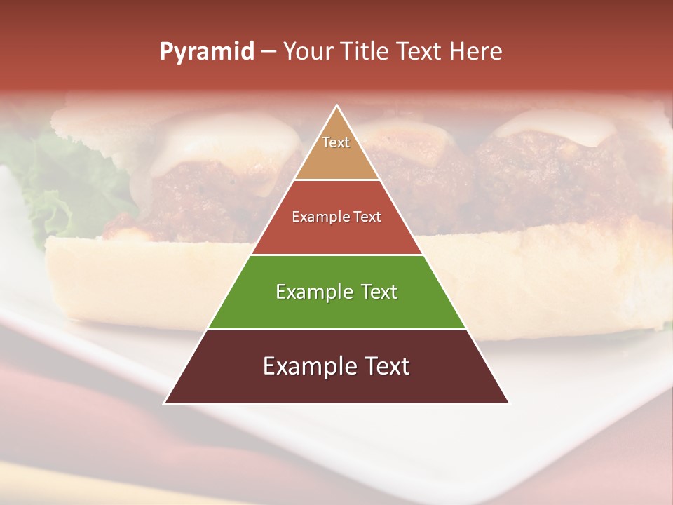 Meatballs Sandwich Aromatic Italian Recipe Perfect And Exquisite PowerPoint Template
