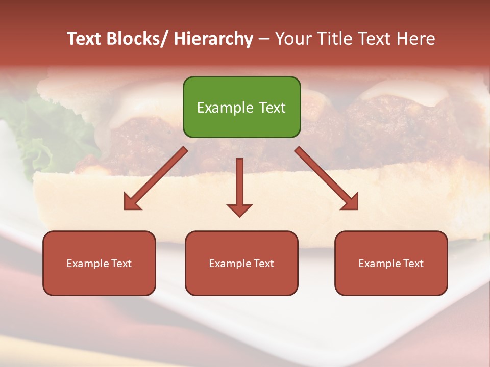 Meatballs Sandwich Aromatic Italian Recipe Perfect And Exquisite PowerPoint Template