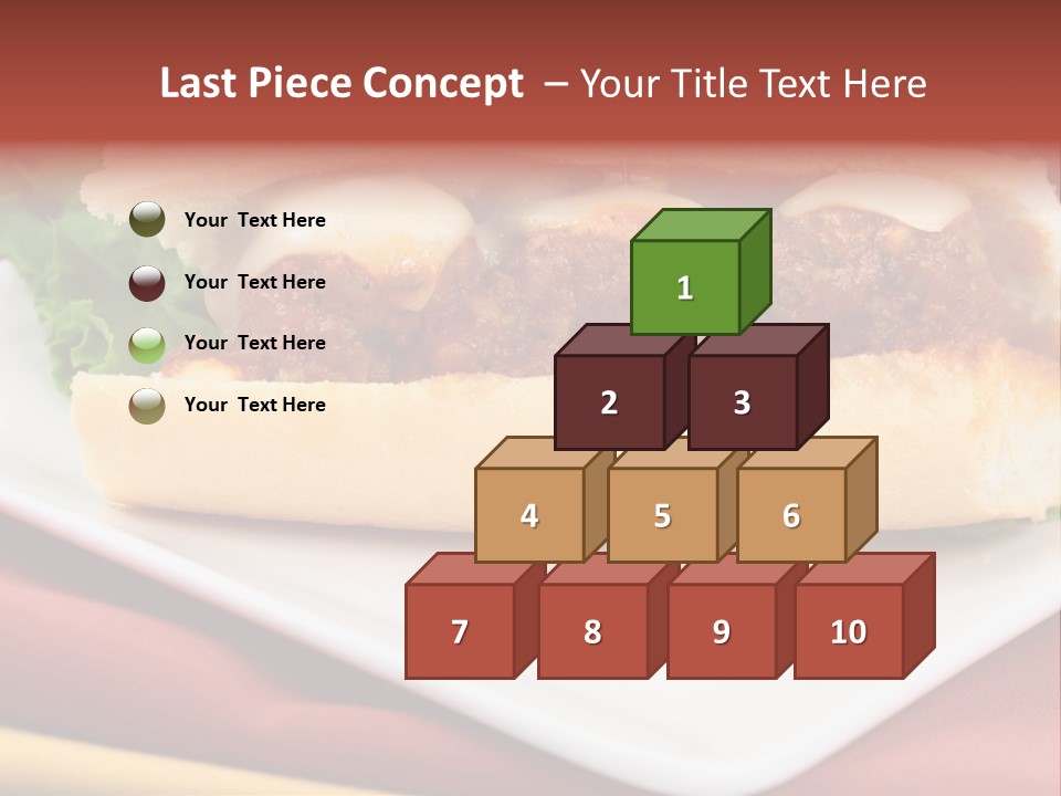 Meatballs Sandwich Aromatic Italian Recipe Perfect And Exquisite PowerPoint Template