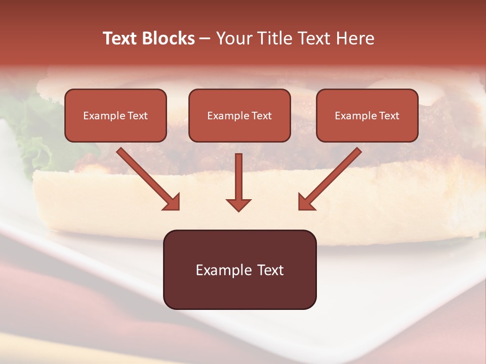 Meatballs Sandwich Aromatic Italian Recipe Perfect And Exquisite PowerPoint Template