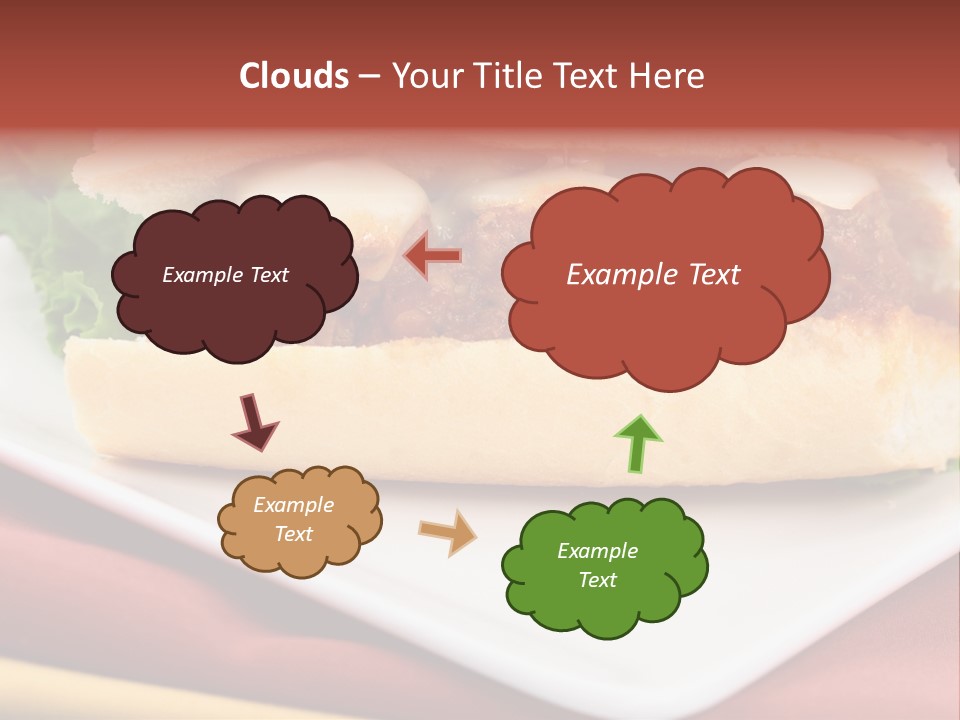 Meatballs Sandwich Aromatic Italian Recipe Perfect And Exquisite PowerPoint Template