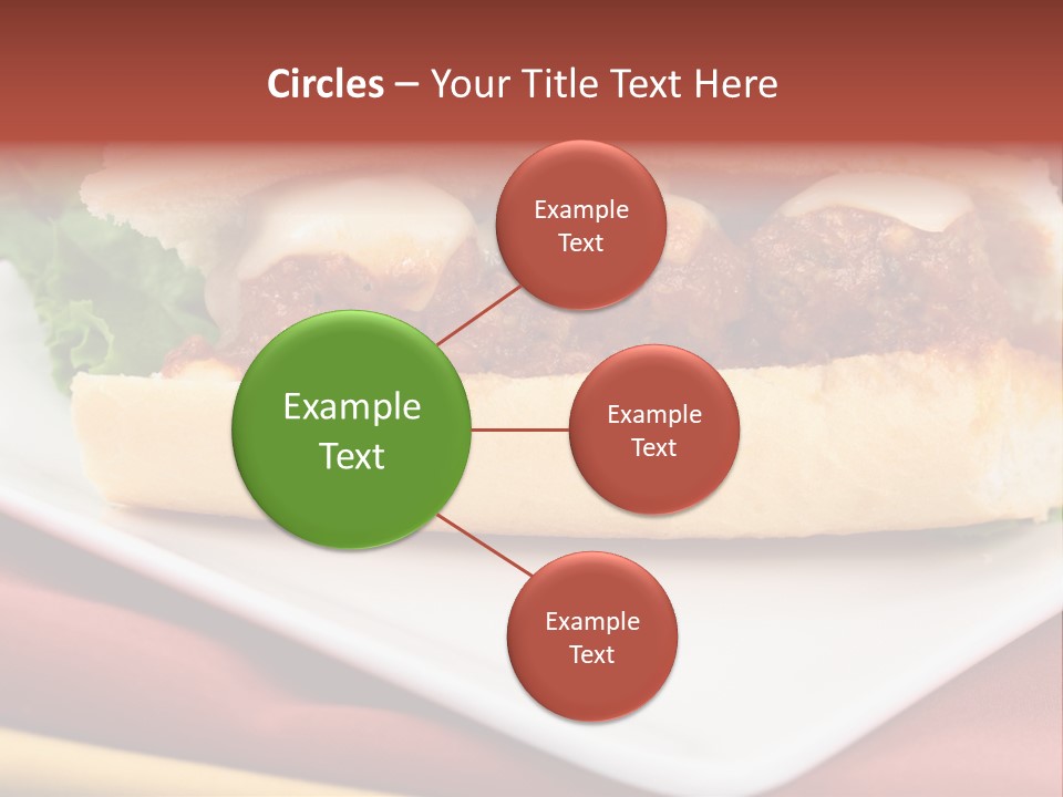 Meatballs Sandwich Aromatic Italian Recipe Perfect And Exquisite PowerPoint Template