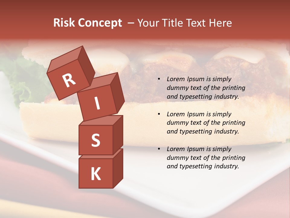 Meatballs Sandwich Aromatic Italian Recipe Perfect And Exquisite PowerPoint Template