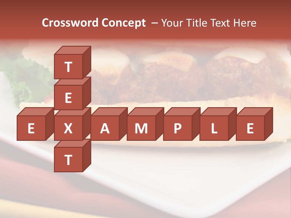 Meatballs Sandwich Aromatic Italian Recipe Perfect And Exquisite PowerPoint Template