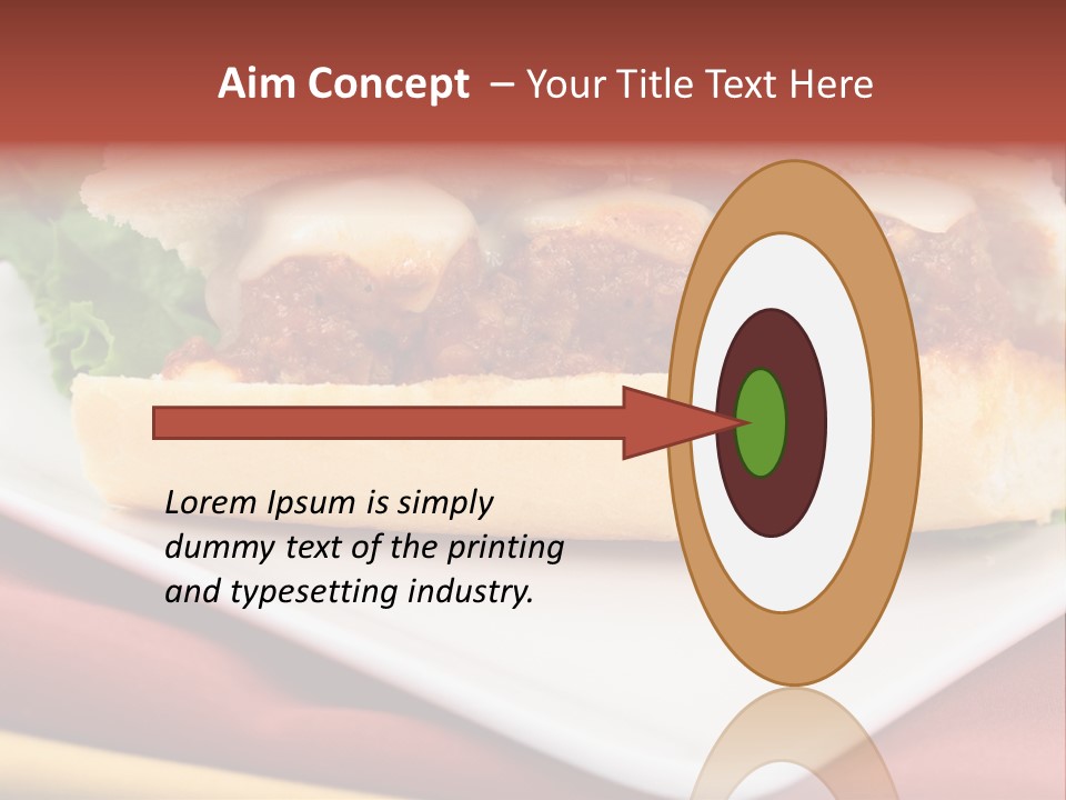 Meatballs Sandwich Aromatic Italian Recipe Perfect And Exquisite PowerPoint Template