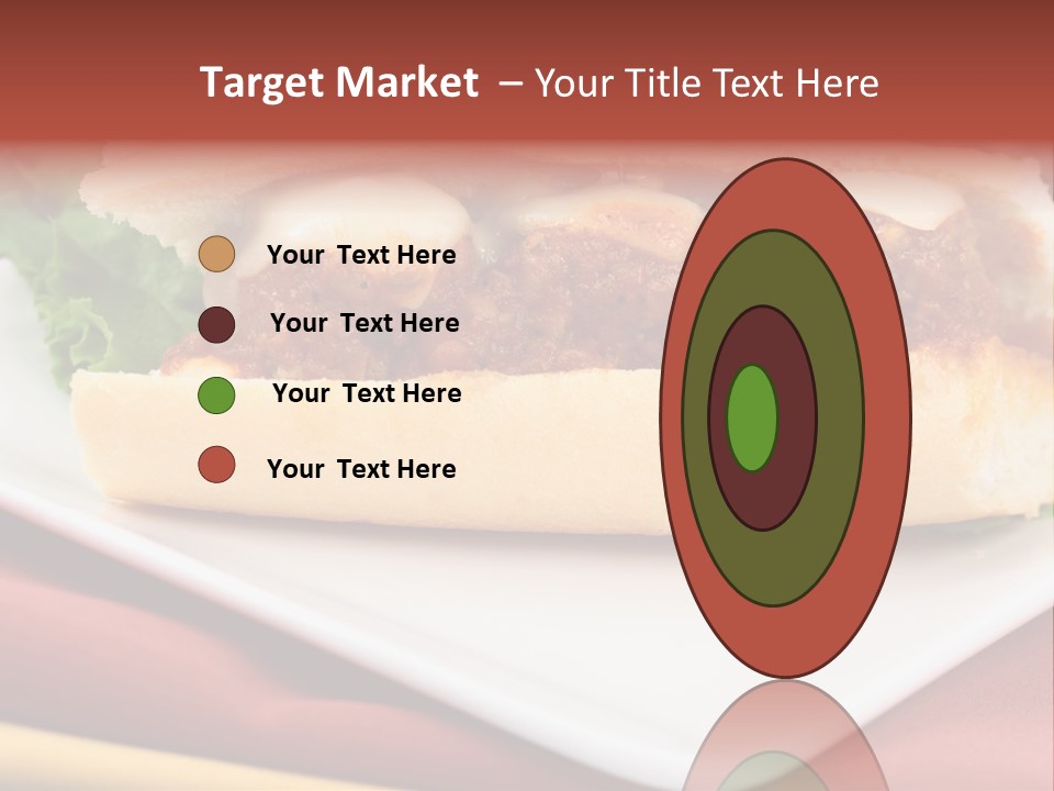 Meatballs Sandwich Aromatic Italian Recipe Perfect And Exquisite PowerPoint Template