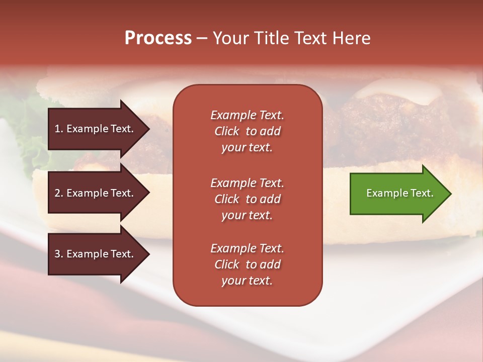 Meatballs Sandwich Aromatic Italian Recipe Perfect And Exquisite PowerPoint Template