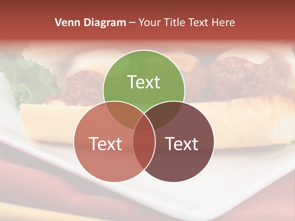 Meatballs Sandwich Aromatic Italian Recipe Perfect And Exquisite PowerPoint Template