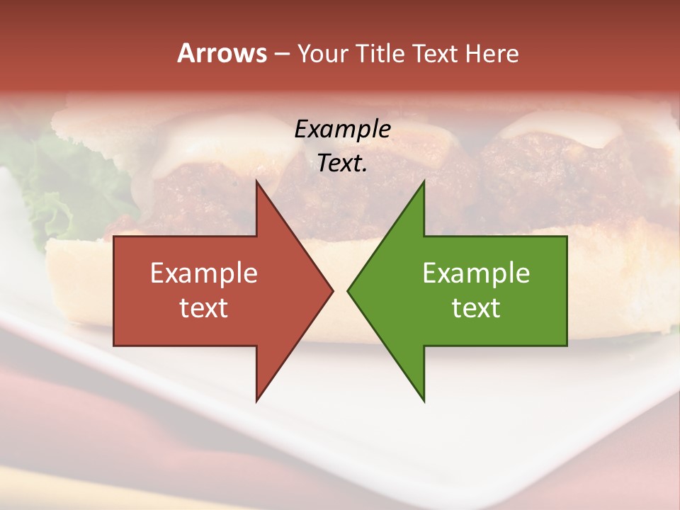 Meatballs Sandwich Aromatic Italian Recipe Perfect And Exquisite PowerPoint Template