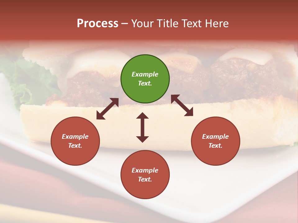 Meatballs Sandwich Aromatic Italian Recipe Perfect And Exquisite PowerPoint Template