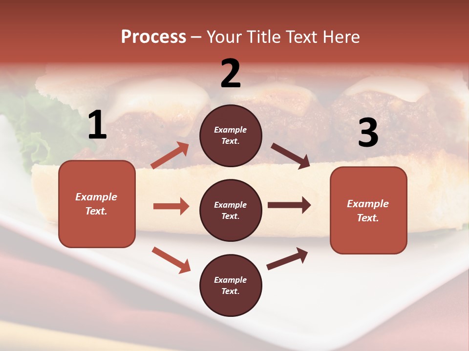 Meatballs Sandwich Aromatic Italian Recipe Perfect And Exquisite PowerPoint Template