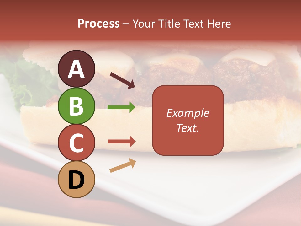 Meatballs Sandwich Aromatic Italian Recipe Perfect And Exquisite PowerPoint Template