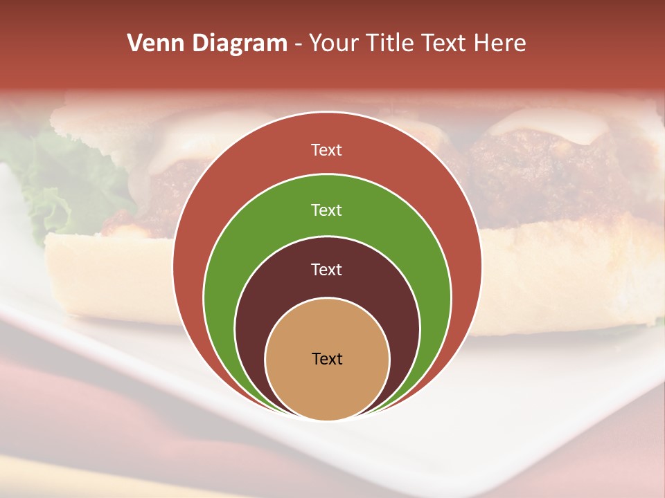 Meatballs Sandwich Aromatic Italian Recipe Perfect And Exquisite PowerPoint Template